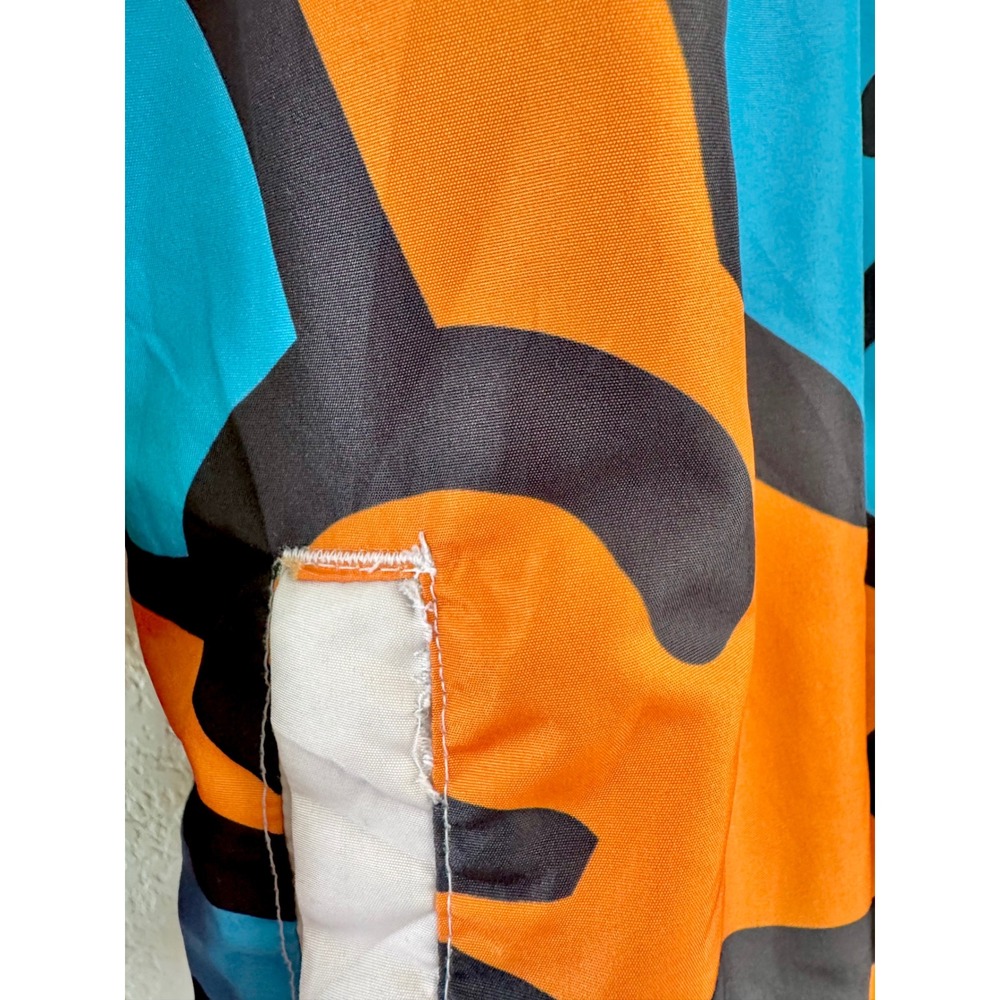 Members Only Keith Haring Windbreaker Jacket Pop Art Graphic Anorak Multicolor - Picture 8 of 15